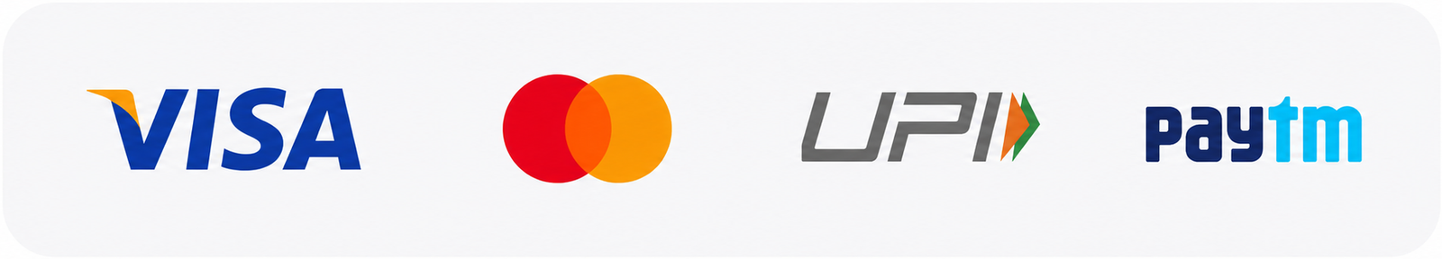 Accepted payment methods